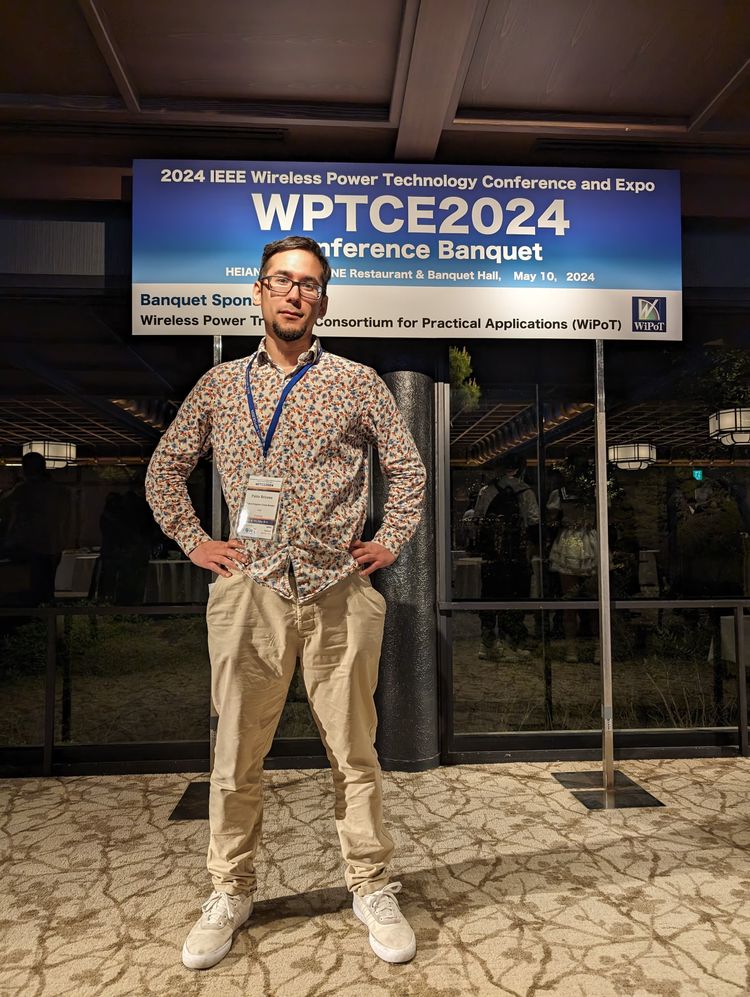 Pablo at conference WPTCE2024
