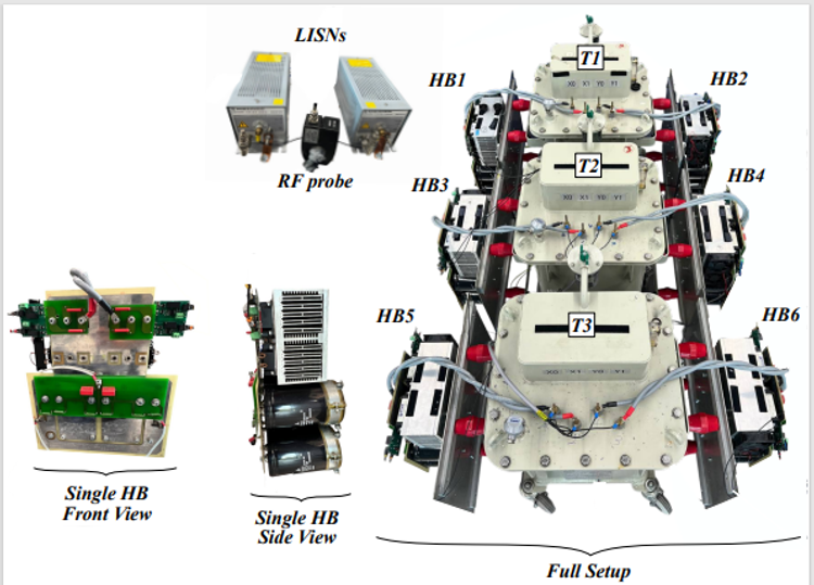 Fig. 4: Experimental setup for a system with three SSTs.