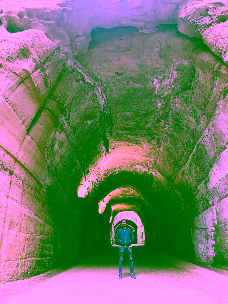 Visiting caves of Nottingham